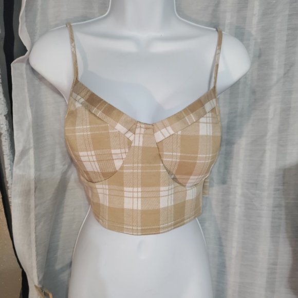 J for Justify - Flirty Plaid Crop Top - Picture 6 of 7